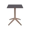 Стіл QUATRO FIX 60x60 TAUPE-ANTHRACITE1